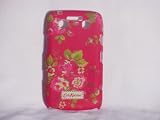 CATH Designer Brand New BB9700 RED ENGLISH ROSE Hard Shell / Skin / Case / Cover for Blackberry BOLD 9700 Mobile Phone + Free Delivery UK Seller