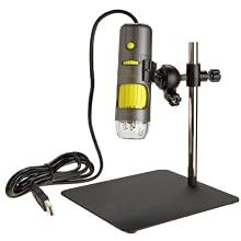 Aven 26700-205 110mA (AVG) Ultra Violet USB Digital Microscope, 10x - 200x Magnification