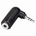 Hama Winkeladapter Klinke, Stereo, 3,5-mm-Kupplung - 2,5-mm-Stecker 90�