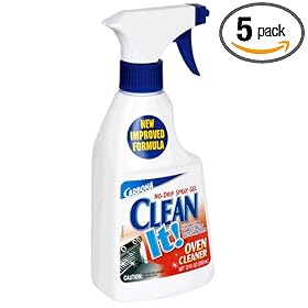 Carbona Clean It! Oven Cleaner, 12-Ounce Can (Pack of 5)