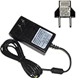 HQRP 12V AC Adapter / 12-Volt Adaptor for Jim Dunlop Rockman Guitar Ace / Metal Ace / Bass Ace Headphone Amplifier, Power Supply Cord plus HQRP Euro Plug Adapter