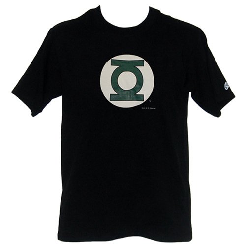 Click here to buy Green Lantern Logo Mens T-Shirt (Black) by Kryptonite Kollectibles.