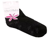 Foot Petals Black Iris Plusheez Spa Sock
