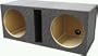 R/T 300 Enclosure Series (328-15) - Dual 15" Slot Vented Sub Bass Hatchback Speaker Box with Labyrinth Power Port