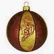 Connecticut Huskies - UConn 3.5" Collegiate Glass Basketball Holiday Ornament - NCAA College Athletics