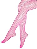 Ladies Quality Seam Free Fishnet Tights Sexy Pantyhose for Girls Fancy Dresses Costumes Uk Size 6-16 (baby pink)