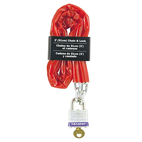 Master Lock 716D Laminated Padlock and Chain