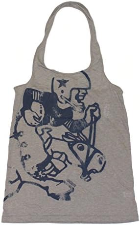 NFL Licensed Dallas Cowboys Womens Distressed Print Logo Halter Top Tank Top Shirt (X-Large)