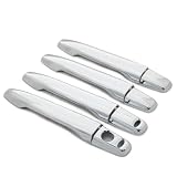 Chrome Door Handle Cover Trim with Smart Keyless Access for Mitsubishi Lancer Evolution X Outlander
