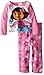 Dora the Explorer Little Girls'Stars and Dots Cozy Fleece Pajama Set