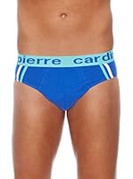 Pierre Cardin Pack x 2 Slips (Azul / Gris)