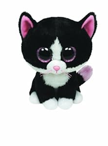 Ty - Ty36038 - Peluche - Beanie Boos - Moyen - Pepper Le Chat - 15 Cm