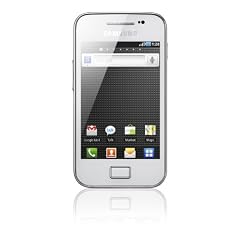 Samsung Galaxy Ace S5830 Smartphone (8,9 cm (3,5 Zoll) Display, Touchscreen, Android OS, 5 Megapixel Kamera) pure-white