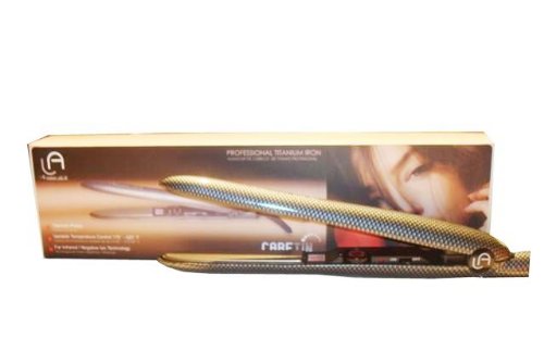 Le Angelique CareTin Straightener - Curler Titanium Ionic Flat Iron.