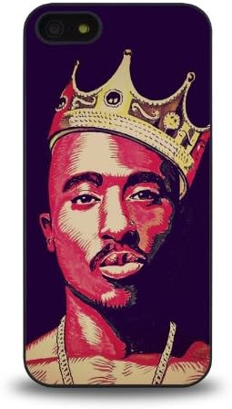 iPhone 5 5S case protective skin cover with American rapper Tupac Shakur known as 2Pac, Makaveli design #1