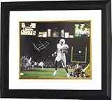 Vince Young Autographed/Hand Signed Texas Longhorns 16x20 Photo Custom Framed- JSA Hologram- Rose Bo