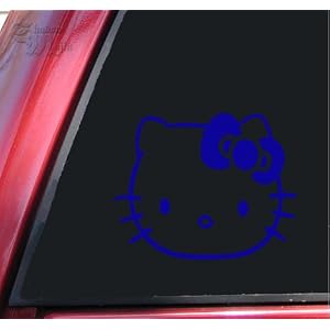 Hello Kitty #2 Vinyl Decal Sticker - Blue