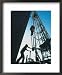 Roughneck Working on Oil Rig Framed Art Poster Print by Stephen Collector, 18x22