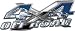 Full Color 4x4 Offroad Truck Decals with Mountain Scene