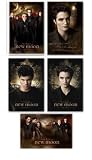 Lot of 5 Twilight New Moon Movie (Collector's Gift Set, Edward, Jacob, Bella) Posters Prints