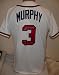 Dale Murphy Autographed/Hand Signed Atlanta Braves White Majestic Baseball Jersey with 82, 83 MVP In