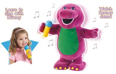 Childrens Toyshop  Toys : Jakks - Sing With Me Barney