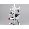 Tinxi Wei� Metal Ohrring Display Halter St�nder Ohrringhalter Ausstellungsstand Display Halter St�nder Hilfswerkzeug f�r Schmuck