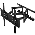 Cheetah Mounts 23"-55" Articulating LCD TV Wall Mount Bracket with Full Motion Swing Out Tilt & Swivel Dual Arms for Flat Screen Flat Panel LED Plasma Displays