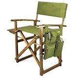 Picnic Time Folding Director's Chair - Olive