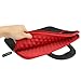 Evecase Ultra-Portable Neoprene Carrying Sleeve Case Bag For Acer Aspire R 13 Series 13.3-Inch Convertible 2 in 1 Laptop - Black/ Red