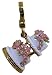 Juicy Couture Wedding Cake Charm Gold