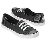 Lauren Ralph Lauren Women's Estella Sneaker,Black,7.5 M