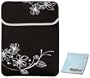 14 inch Black & White Blossom Floral Neoprene Netbook Laptop Sleeve Slip Case Pouch Bag for Apple, Acer, Asus, Dell, HP, Sony, Toshiba