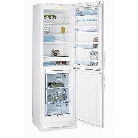 BSK 375 W White Compact Refrigerator Bottom Mount Freezer by Vestfrost BSK 375 W