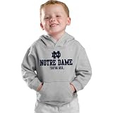 Notre Dame Fighting Irish Kids 4-7 Grey adidas Tackle Twill Hooded Sweatshirt
