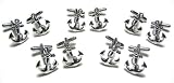 Wholesale Boat Anchor Cufflink Lot : 5 Pairs of Nautical Boat Anchor Cufflinks W/Gift Boxes