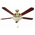 Aloha 54" English Brass Ceiling Fan