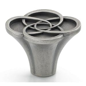 Amerock BP27001-WN Marsden Knob 1-1 4-Inch Diameter, Weathered Nickel by Amerock