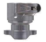 New Designz Spyder Pro Lock Low Rise Feed Neck - With Holes - Silver