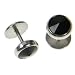Fake Plug w/ Black Stone 16g - Sold as Pair