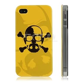 Ecell - BREAKING BAD DANGER TOXIC WARNING SIGN TV SERIES BACK CASE COVER FOR iPHONE 4 4S