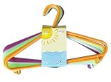 Bieco 04-014145 - Cintre Kid, ensemble de 8, pastel, 30 cm, Portemanteau
