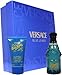 Blue Jeans by Gianni Versace for Men 2 Piece Set Includes: 2.5 oz Eau de Toilette Spray + 2.5 Foaming Gel for Body and Hair