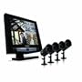 Defender SENTINEL9 Ultra Slim Web Ready 4 Channel 17-Inch LCD DVR Security System with 4 Indoor/Outdoor Hi-Res Night Vision Surveillance Cameras