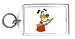 Keychain with happy, pal, hound, pooch, dog, mutt