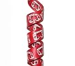 5" Twisted Red Bandana Beat Christmas Ornament