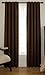 Beautyrest 11239042X095CH Chenille 42-Inch by 95-Inch Rod Pocket Single Window Curtain Panel, Chocolate