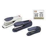 Max HD-50DFGY Max Flat-Clinch Standard Stapler, 30 Sheet Capacity, Gray