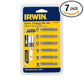 Click here to buy Irwin Industrial Tools 3057003DS Drive Guide Set, 7-Piece by Irwin.