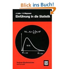 Einf�hrung in die Statistik (Teubner Studienb�cher Mathematik)